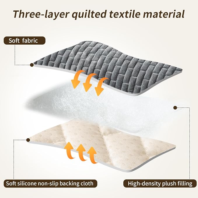 Couch Covers for Dogs Washable, Velvet Dog Couch Cover Protector, Fuzzy Plush Pet Sofa Cover for Single Sofa, Sofa Covers for Pets(1,Dark Grey,27.6"x27.6",Single Seater)