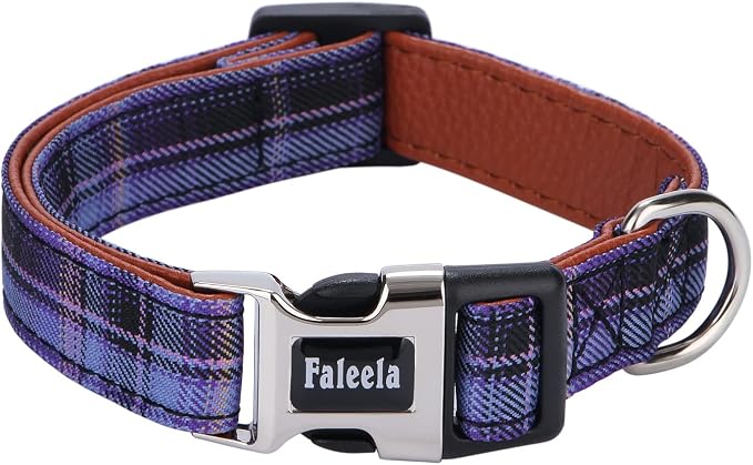 Faleela Soft &Comfy Bowtie Dog Collar,Detachable and Adjustable Bow Tie Collar,for Small Medium Large Pet (Purple, Medium (Pack of 1))