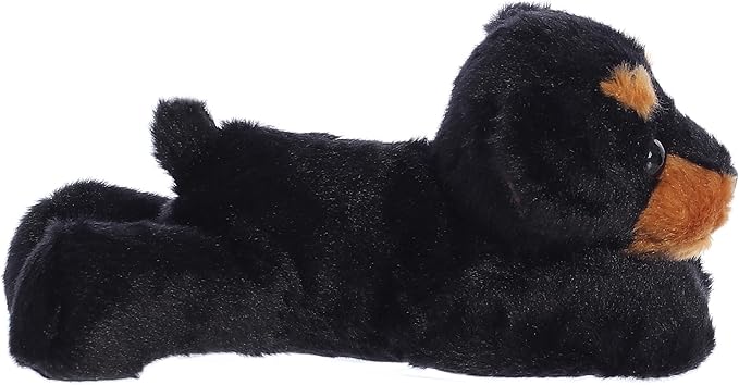 Aurora® Adorable Mini Flopsie™ Raina™ Stuffed Animal - Mini Companions Ready for Playful Adventures - for Kids All Ages, Toddlers, Adults, and Families - Black 8.5 Inches