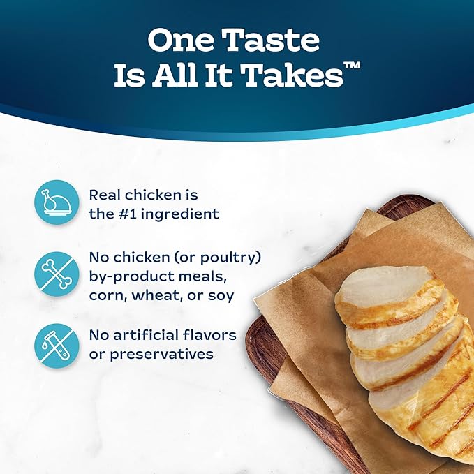 Blue Buffalo Tastefuls Chicken & Brown Rice Recipe Adult Indoor Dry Cat Food for Weight Control & Hairball Control, Real Chicken First, Natural Cat Food Made with Natural Ingredients, 7 lbs.