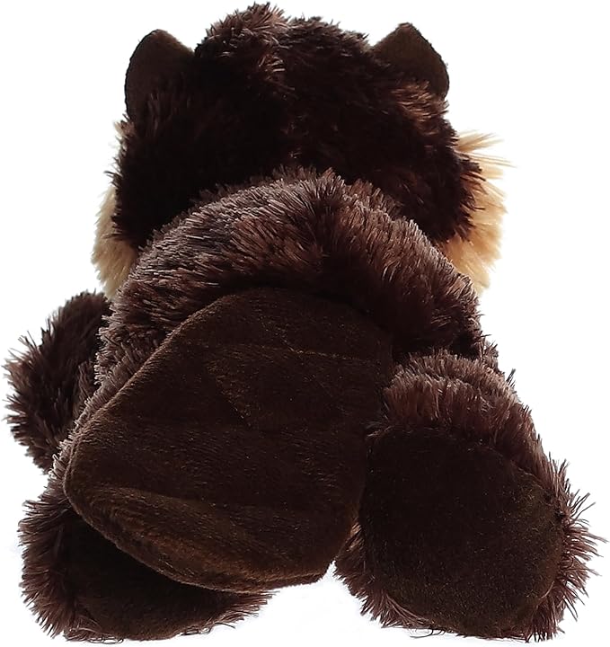 Aurora® Adorable Mini Flopsie™ Builder™ Stuffed Animal - Mini Companions Ready for Playful Adventures - for Kids All Ages, Toddlers, Adults, and Families - Brown 8 Inches