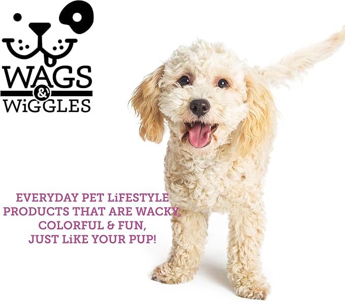 Wags & Wiggles Freshen Deodorizing Dog Shampoo, Very Berry Scent - Odor-Eliminating Dog Shampoo with Tea Tree Oil and Safflower for Smelly Dogs, Paraben Free, 16 Fl Oz