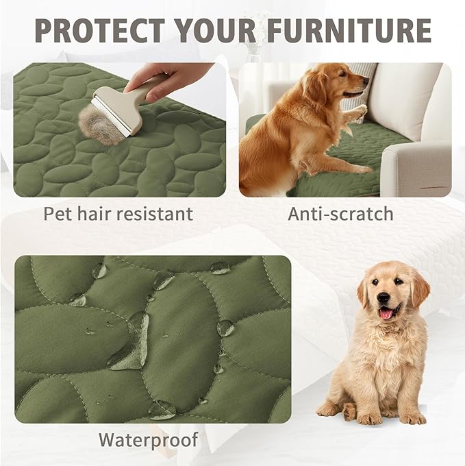 Ameritex Pet Bed Cover Dog Bed Blanket for Sofa and Furniture Waterproof New Pattern Design