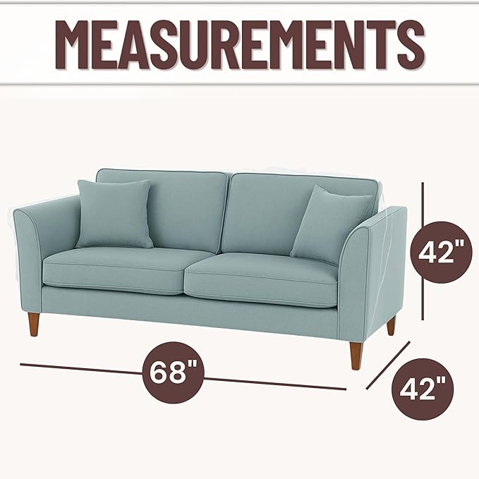 Evelots Clear Plastic Loveseat Cover - Thick Heavy Duty Vinyl 2 Seat Sofa Cover for Protection Against Cat & Dog Clawing - Stain & Dust Protector - Waterproof Slipcover for Moving & Storage