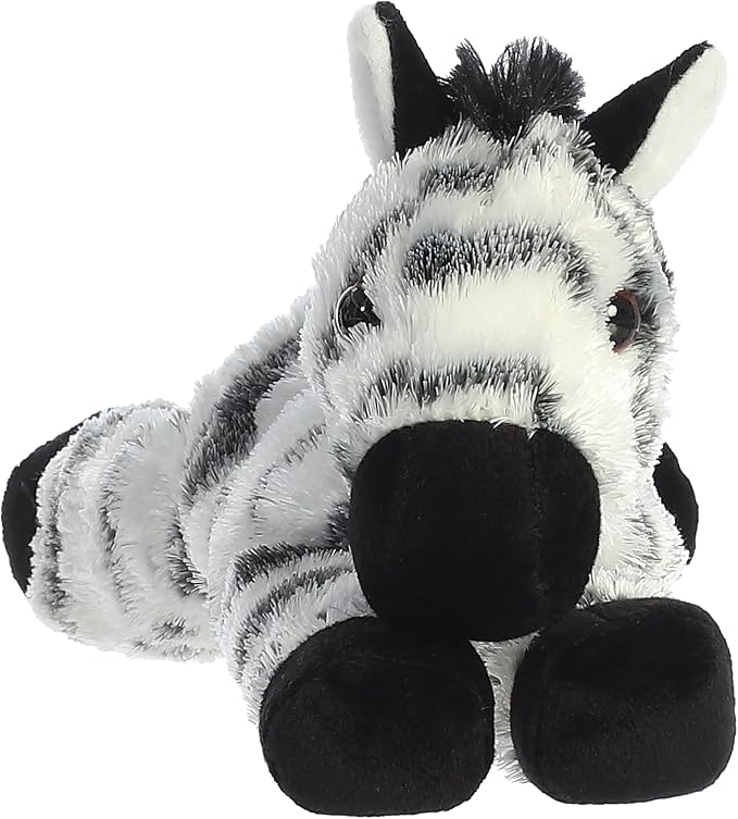 Aurora® Adorable Mini Flopsie™ Zany™ Stuffed Animal - Mini Companions Ready for Playful Adventures - for Kids All Ages, Toddlers, Adults, and Families - White 8 Inches