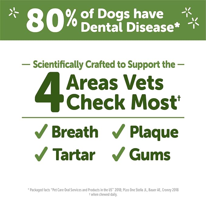 Whimzees Wellness Veggie Strip Natural Dog Dental Treat, Chews, Freshens Breath, Medium Size, 14.81 oz Bag, 14 Count (Pack of 2)