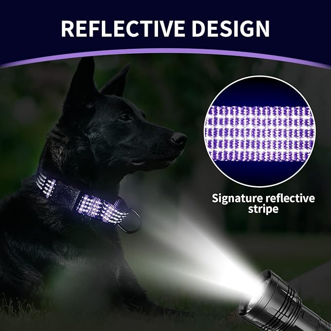 Martingale Collar for Training Dogs. Adjustable Reflective Dog Collars with Buckle- NO Pull-Prevents Slipping Out, for Medium Large XL Dogs. Helps with Strong pullers(M, red)