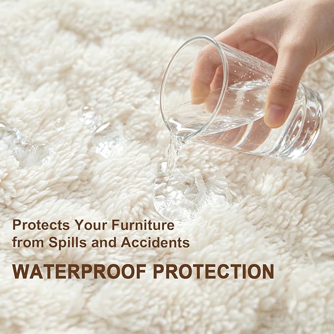 Waterproof Dog Blanket Reversible, Leakproof Pet Blanket for Large Dogs, Soft Furniture Sofa Couch Cover Protector Washable, Fleece Cat Throw Bed, Reversible Washable Soft Plush