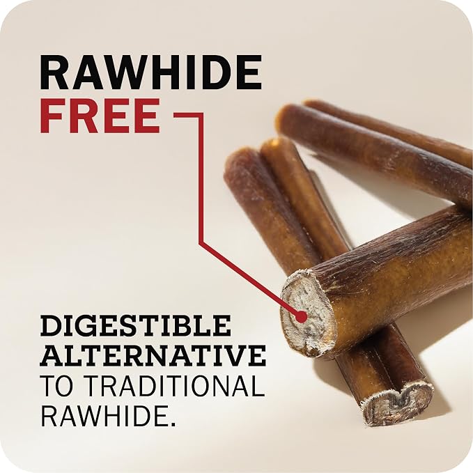 Redbarn Pet Products All Natural 8"-12" Bully Sticks for Medium/Large Dogs - Healthy Long Lasting Chews Variety Party Pack - 100% Beef Single Ingredient Low Odor Rawhide Free - 1lb