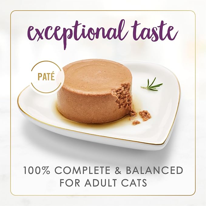 Purina Fancy Feast Senior Wet Cat Food 7 Years Plus Beef Feast Pate - (Pack of 24) 3 oz. Cans