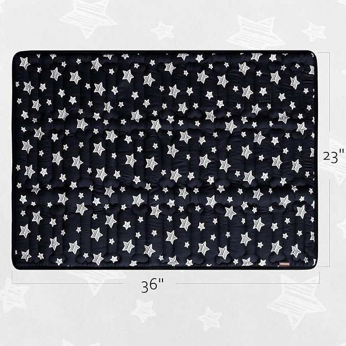 PetSafe 36" x 23" Soft Dog Bed Mat, Cute Prints, Personalized, Anti-Slip, Machine Washable Kennel Pad
