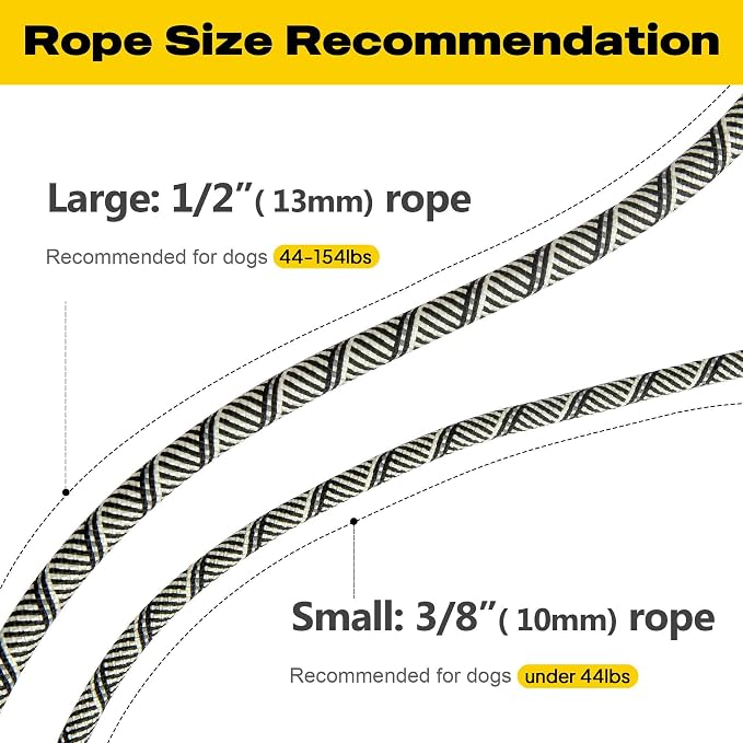 Fida Slip Leads for Dogs, 4 FT x 1/2" Dog Leash Heavy Duty Comfortable Strong Rope Lead for Large, Medium Dogs, No Pull Pet Training Leash with Highly Reflective, Grey