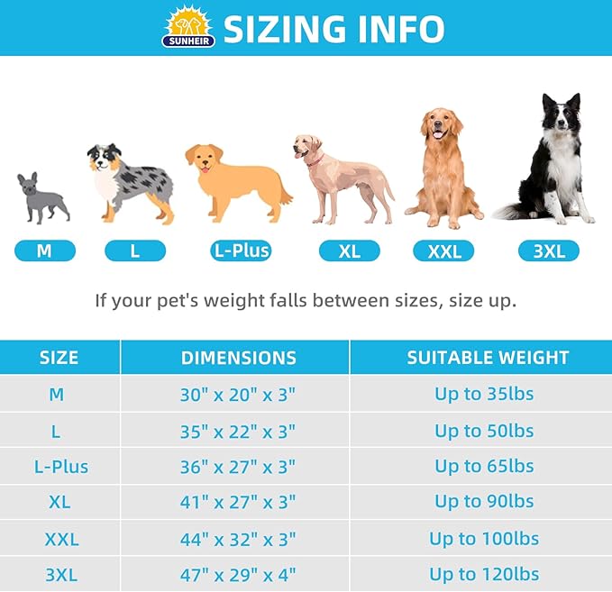 Sunheir Orthopedic Dog Beds for Small Dogs, Waterproof Puppy Bed with Removable Washable Cover, Non-Slip Bottom and Egg-Crate Foam, (Light Grey, 24.0" L x 16.0" W x 3.0" Th)