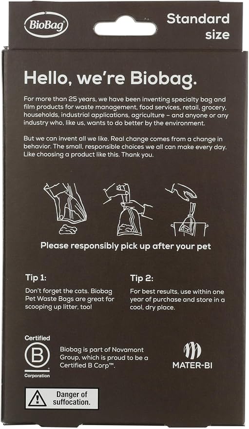 BioBag, Pet Waste Bags, 50 Count