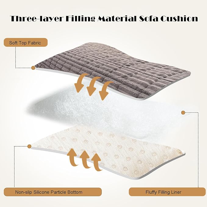 Washable Pet-Friendly Couch Covers for Dogs Fuzzy Pet Sofa Covers Dog Couch Blankets and Cushion Covers for Sofa