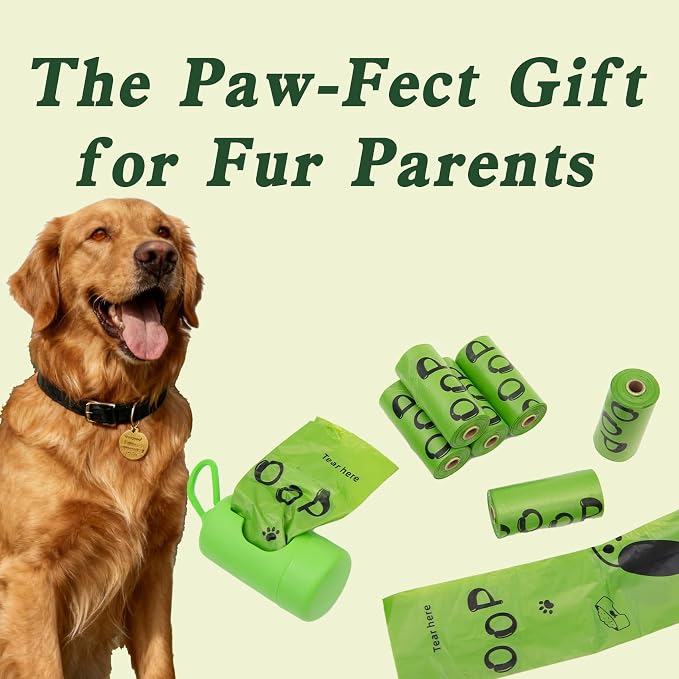 Poop Bags for Dogs 630 Bags 13x9 in Extra Large with Dispenser, Guaranteed Leak Proof and Extra Thick, Fragrance Bags for Dog Walking and Cat Litter