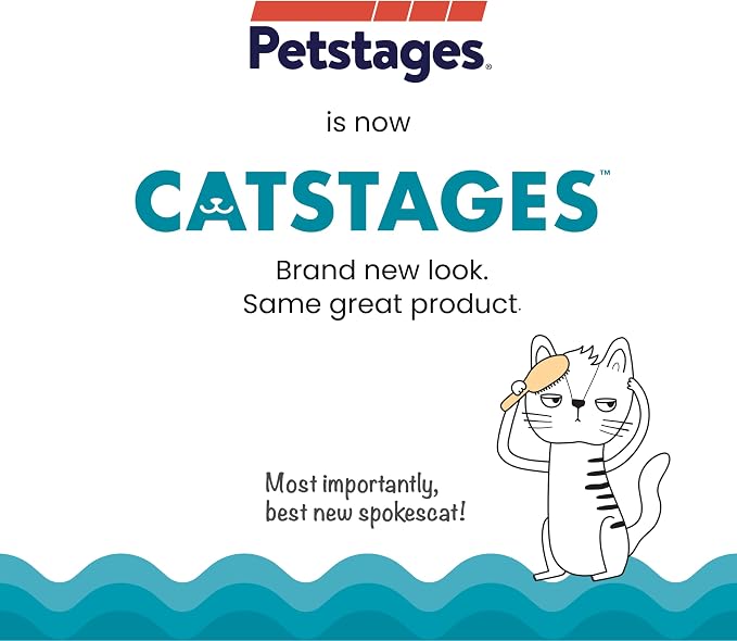 Catstages Fresh Breath Mint Stick Dental Cat Chew Toy with Catmint,Teeth Cleaning & Fresh Breath,Solo or Interactive Play,Green,(Pack of 2)