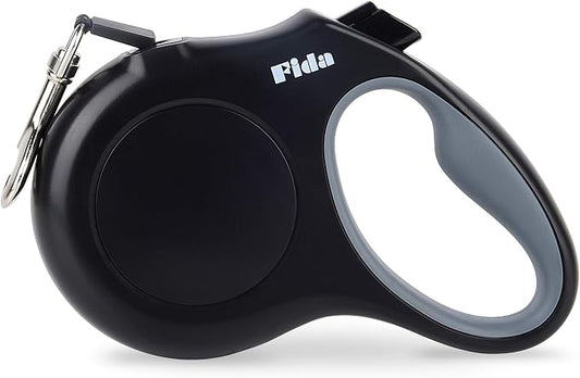 Fida Heavy Duty Retractable Dog Leash,16 ft Dog Walking Leash for Small Medium Dogs up to 44 lbs, Tangle Free. (Medium, Black)