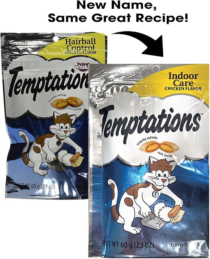Temptations Indoor Care, Chicken (Pack Of 3)