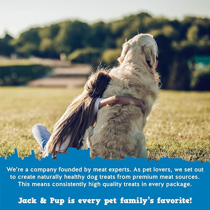 Jack & Pup Beef Knuckle Bones for Dogs, Natural Dog Knuckle Bones for Large Dogs – Savory Smoked Beef Flavor - 1 Pack