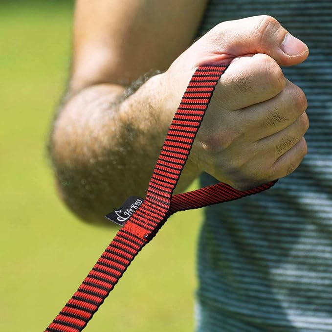 Hi Kiss Dog/Puppy Obedience Recall Training Agility Lead - 15ft 20ft 30ft 50ft 100ft Training Leash - Great for Training, Play, Camping, or Backyard(15ft,Black_red)