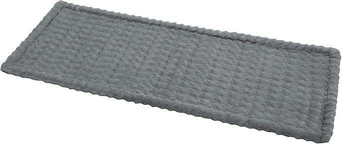 FUNNY FUZZY Pet Couch Cover for Sofa, Waterproof Couch Cover for Dogs Washable, Pet Friendly Fuzzy Sofa Covers Thick Soft Dog Bed Mat Non Slip for Couches and Sofas, Grey, 27.6"×82.7"