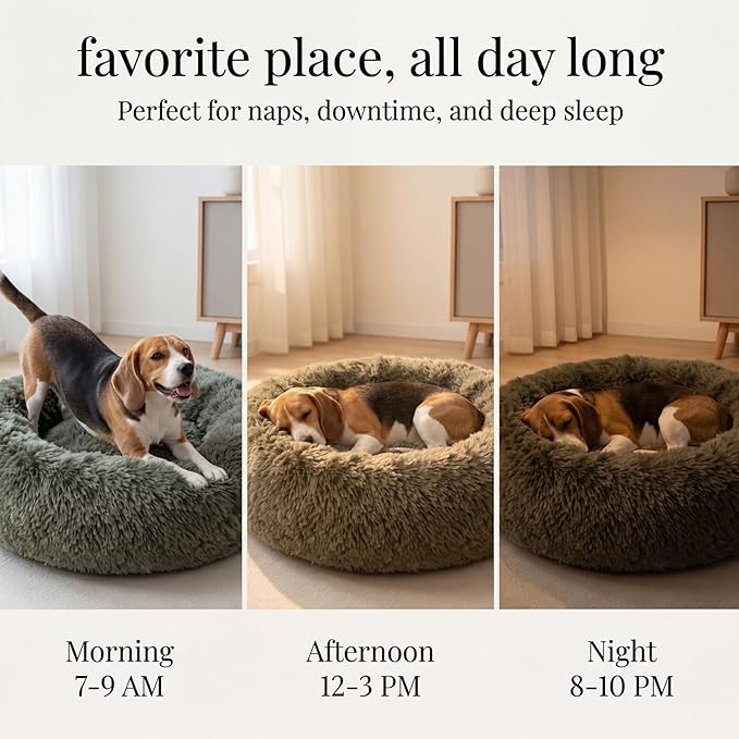 nononfish Dog Bed Mat for Medium Dogs, Army Green Orthopedic Pet Bed, 30x30x7 inches, High Density Fiber Cotton, Stuffed, Washable, Indoor, 30 pounds Weight Capacity