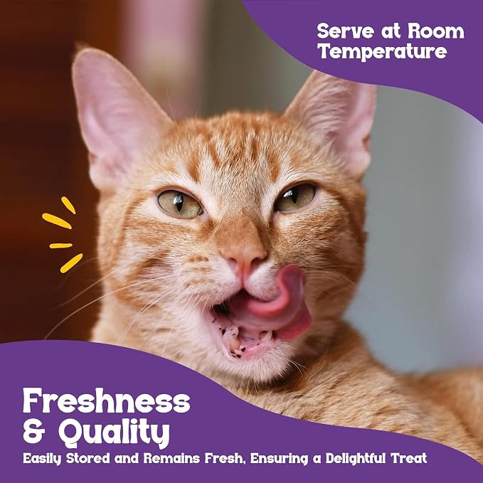 Beefeaters Variety Pack Pure Cat Treats 1.59oz (12 Pack) | Lickable Squeeze Tube Treats, Grain-Free, No Added Sugar, Taurine-Enriched, Ideal for Bonding, Seniors, Toppers & Everyday Treating