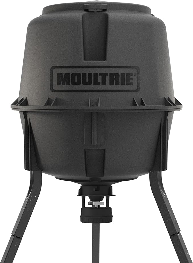 Moultrie 200 Lb Deer Feeder Standard - Bluetooth App Control, Pairs with Edge 3 for Full Remote Access, No Subscription