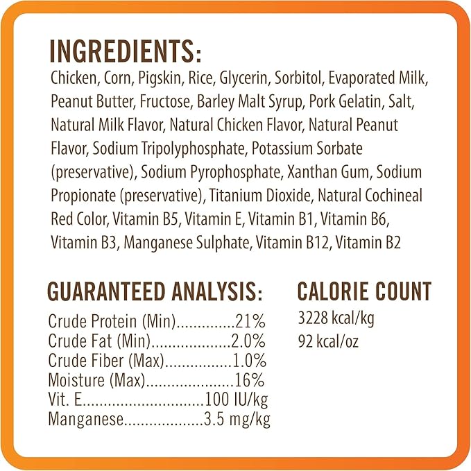 NutriChomps Dog Chews, 6-inch Braids, Easy to Digest, Rawhide-Free Dog Treats, Healthy, 10 Count, Real Chicken, Peanut Butter and Milk flavors