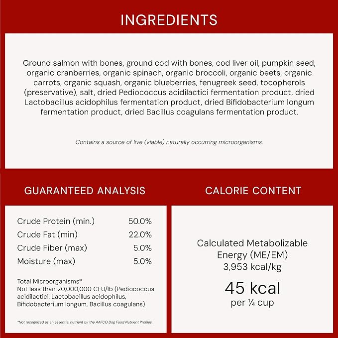 Stella & Chewy's Freeze-Dried Raw Salmon & Cod Meal Mixers- Dog Food Topper and Mixer - Made with 95% Wild-Caught Salmon & Cod, Organs & Bone - Perfect for Picky Eaters - Grain-Free - 8 oz