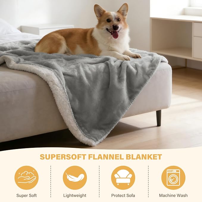 Kritter Planet Waterproof Bed Blanket for Intimacy, Soft Sherpa, Squirt Blanket for Couples, Leakproof Pad for Adults