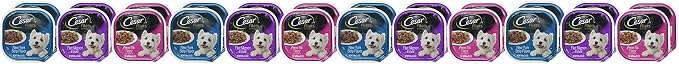 Cesar Filets in Gravy Adult Wet Dog Food Variety Package,Filet Mignon,New York Strip and Prime Rib Flavors,3.5 oz. Easy Peel Trays,Variety Pack,24 Count (Pack of 2)