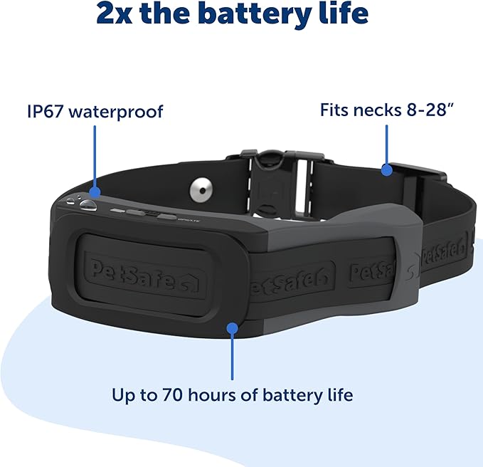 PetSafe Guardian GPS 2.0 Dog Fence + Tracking Wireless Dog Fence with Reliable Dual Frequency GPS Tracking Smaller Collar for All Breeds 10 lbs and Above Subscription Required