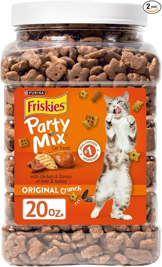 Cat Treats - With Chicken & Flavors of Liver & Turkey - 20 oz (Pack of 2)