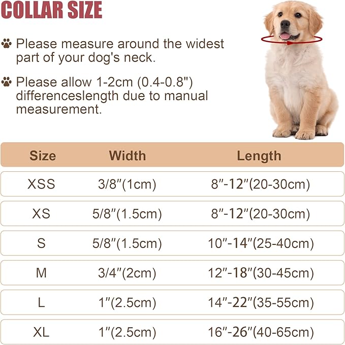 Reflective Dog Collar with Buckle Adjustable Safety Nylon Collars for Small Medium Large Dogs, Teal XXS