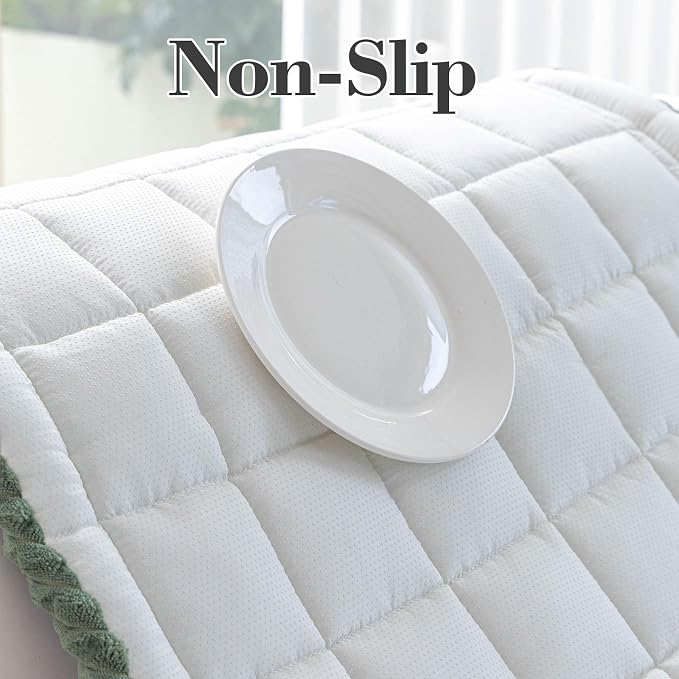 Couch Cover for Dogs Washable, Non-Slip Pet Couch Covers for Sofa, Fuzzy Dog Couch Cover Mat, Thick, Soft, Plush Couch Cushion Covers for Sofa Protector (Green, 27.6" x 27.6"/70 x 70cm)