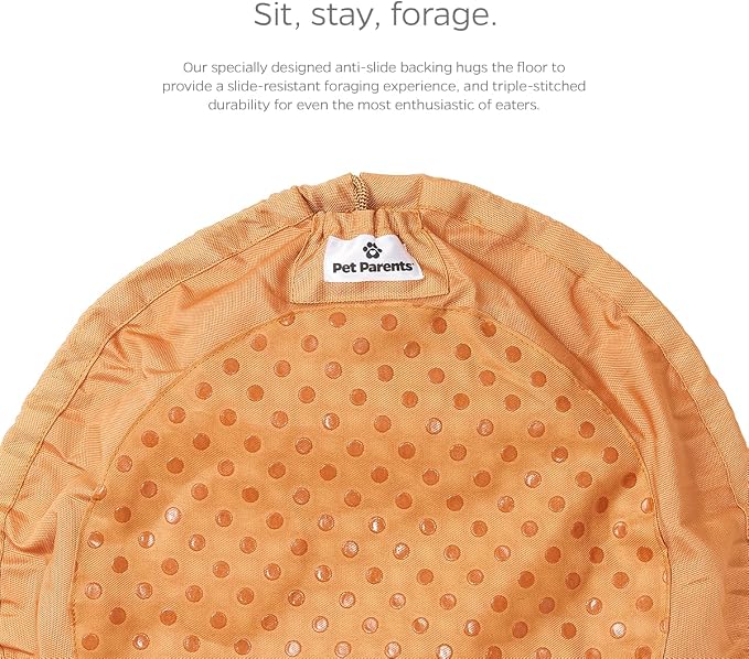 PET Parents Forager Snuffle MAT and Slow Feeder Dog Bowl, Meadow Natural