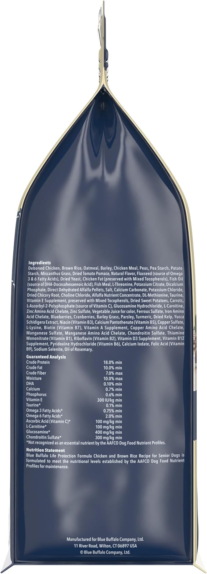 Blue Buffalo Life Protection Formula Chicken & Brown Rice Senior Dry Dog Food, Supports Immunity with Antioxidant-Rich LifeSource Bits, Promotes Healthy Muscle Development, Skin & Coat Health, 5 lbs.