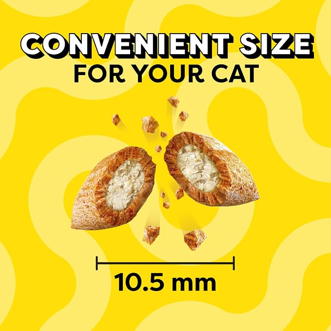 Temptations Cat Treats MixUps Surfer's Delight, Tuna, Shrimp, Salmon Flavor, Crunchy and Soft Cat Treats, 16 oz. Tub