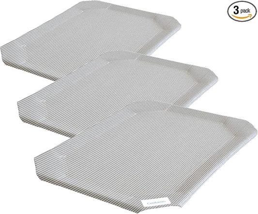 Coolaroo Original Pet Bed Replacement Cover - Grey - Large (43.5" x 31.5") (Pack of 3)