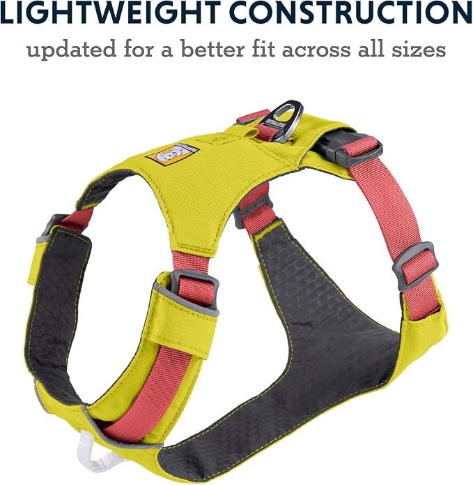 Ruffwear, Hi & Light, Everyday Lightweight Dog Harness, Trail Running, Walking, Hiking, All-Day Wear, Lichen Green, Small