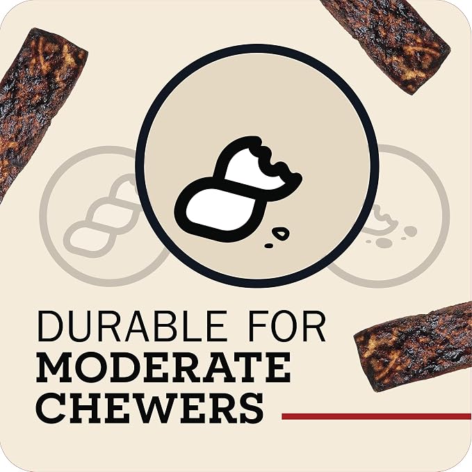 Redbarn Pet Products All-Natural Rawhide Bully Slices - Bully Stick Flavor - Premium Grain-Free Beef Hide Treats High Protein Low Fat for Chewers - 9 oz Bag