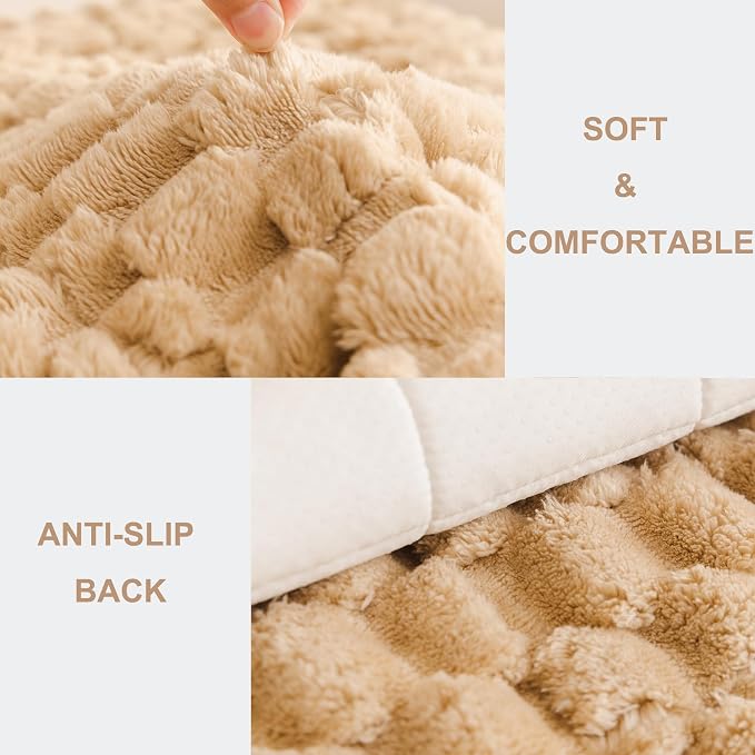 Mivnue Pet Couch Cover Dogs Washable Sofa Protector Non Slip Fuzzy Couch Pads Pet Friendly Dog Mat for Couches and Sofas