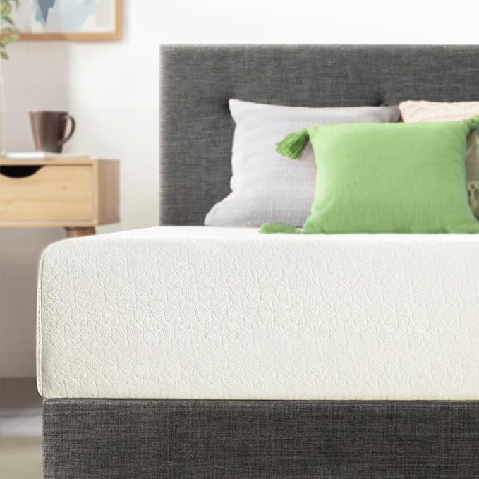 Best Price Mattress 8 Inch Queen Mattress Bed-In-A-Box, Green Tea Memory Foam