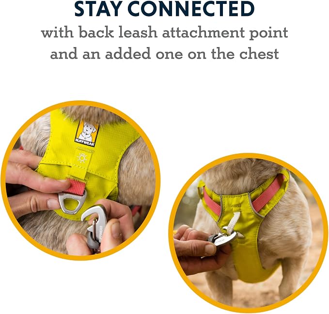 Ruffwear, Hi & Light, Everyday Lightweight Dog Harness, Trail Running, Walking, Hiking, All-Day Wear, Sage Green, X-Small