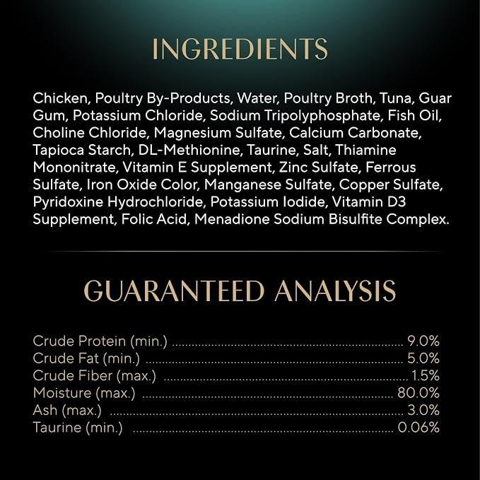 Sheba Perfect Portions Wet Cat Food Pate Gourmet Chicken & Tuna Entree, 2.6 oz. Twin-Pack Trays, Cat Food Wet Recipe (24 Count, 48 Servings)