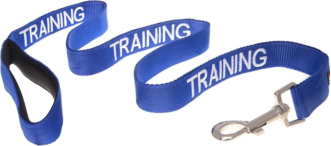 Dexil Training (in Training/Do Not Disturb) Blue Warning Dog Colour Coded Padded 1.8m 6ft Lead Leash
