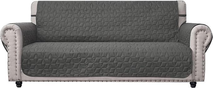 Ameritex Couch Sofa Slipcover 100% Waterproof Nonslip Quilted Furniture Protector Slipcover for Dogs, Children, Pets Sofa Slipcover Machine Washable (Green, 68'')