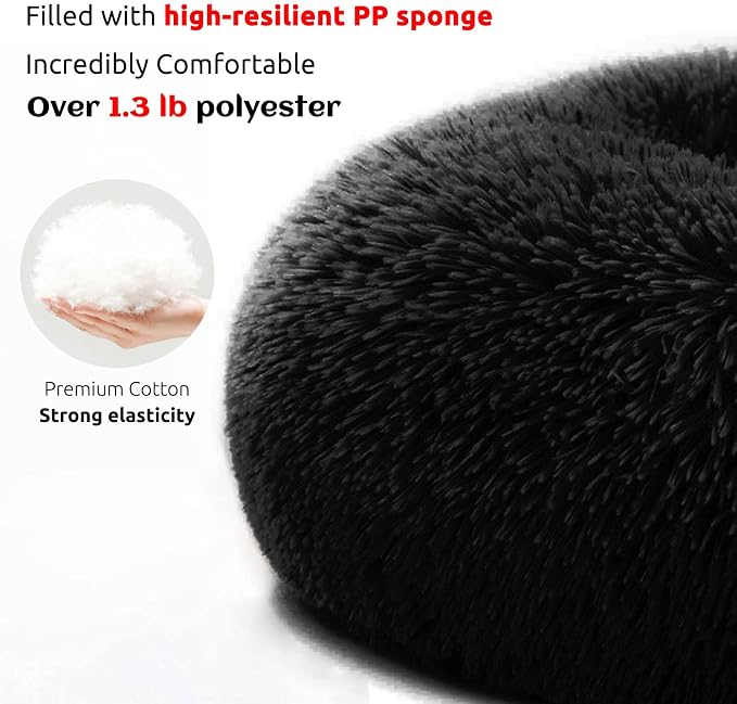 HACHIKITTY Dog Sofa Bed Mat Cover Soft Plush, Couch Cover for Dogs Dog Mat for Furniture Protector Pet Sofa Mat for Dogs, Dog Furniture Bed Sofa Cushion Washable Dogs Bed Mats (Large, Black)